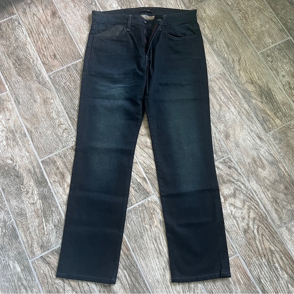 Joe's Jeans Other - Joe’s Jeans Brixton Denim, Dark Wash with Patent Leather Pocket Detail, Men W33